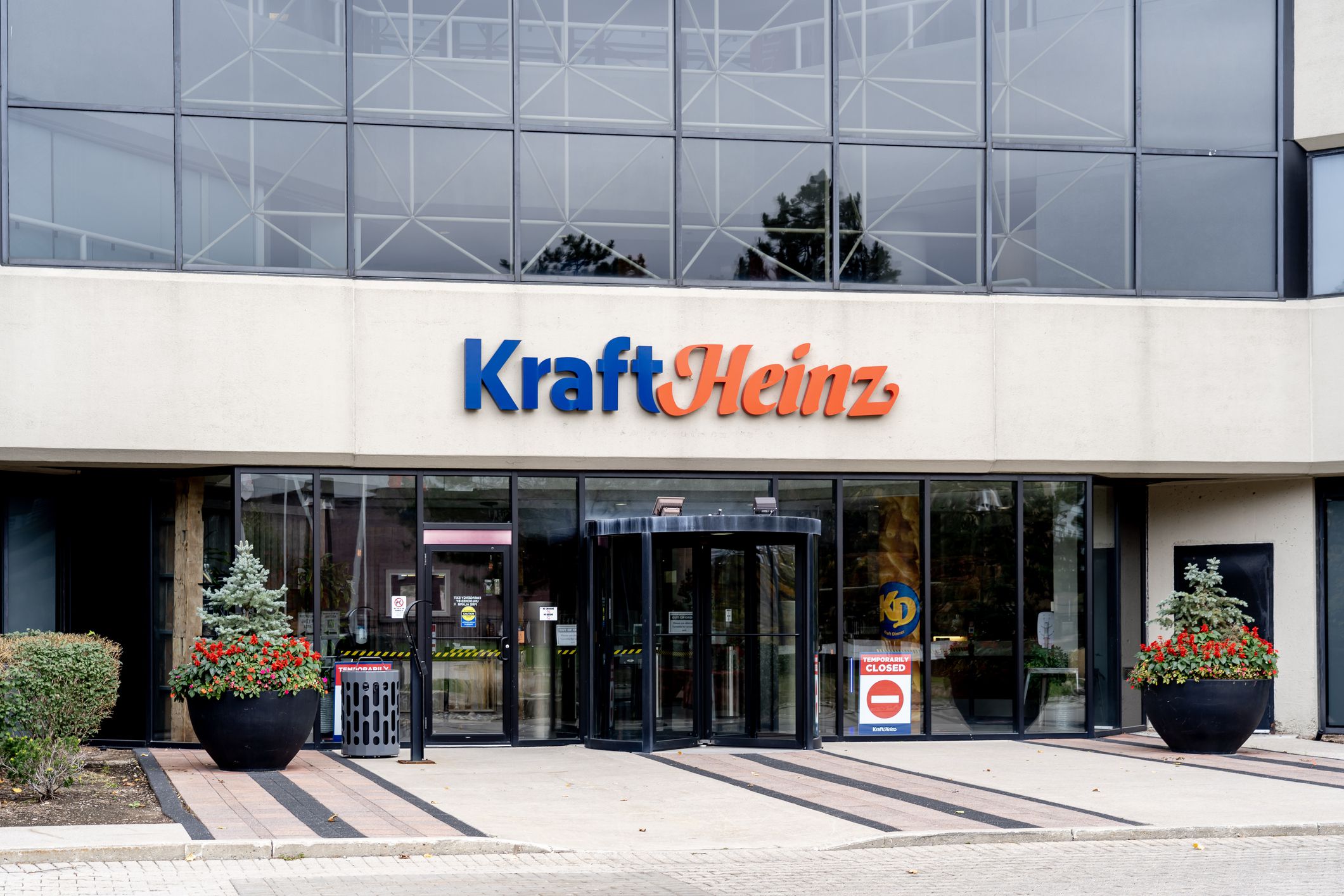 North York, Toronto, Canada - October 12, 2020: The Kraft Heinz Canada head office in North York, Toronto. Kraft Heinz is an American food company.