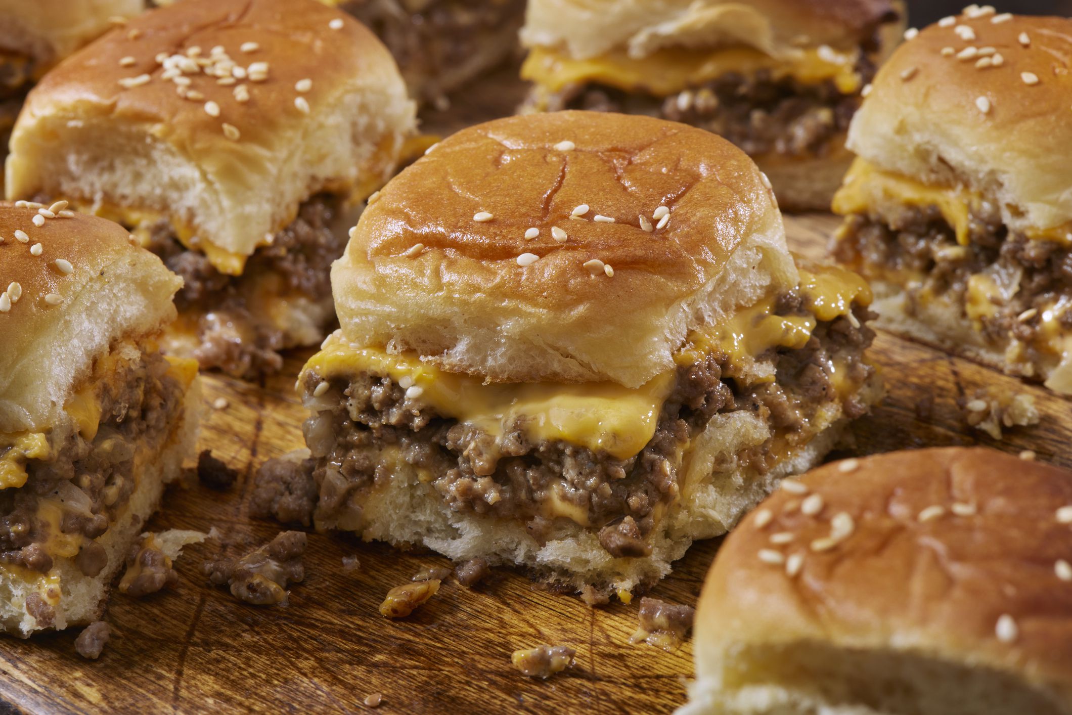 Copycat Hawaiian Roll Cheese Hamburger Sliders