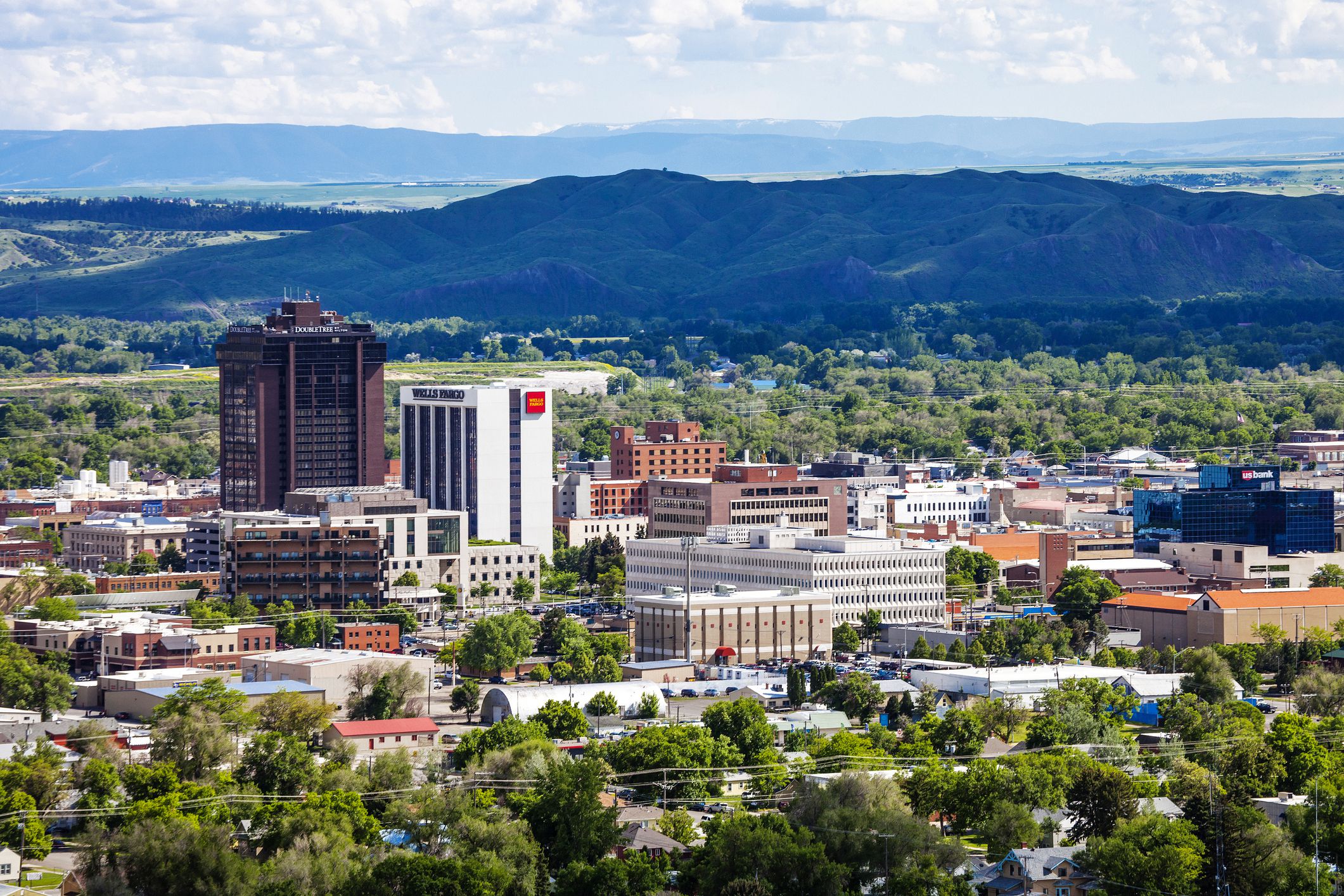 City view.Billings, Montana, USA.