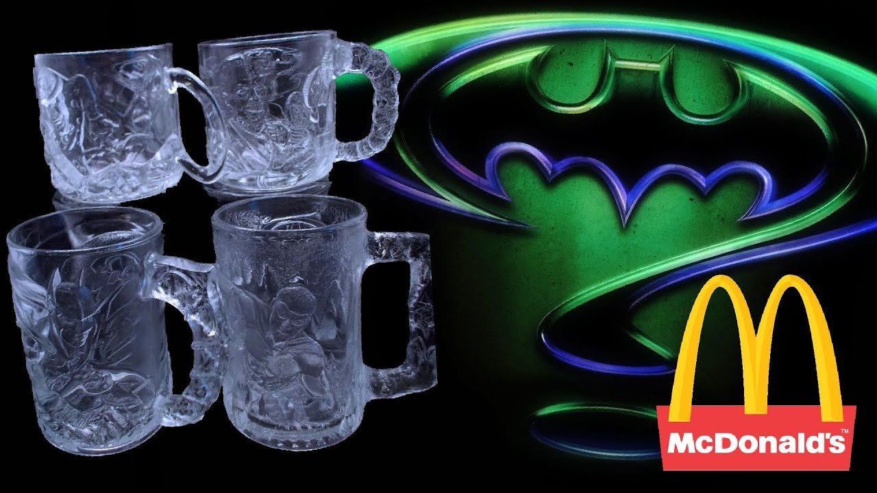vintage batman mcdonalds mugs