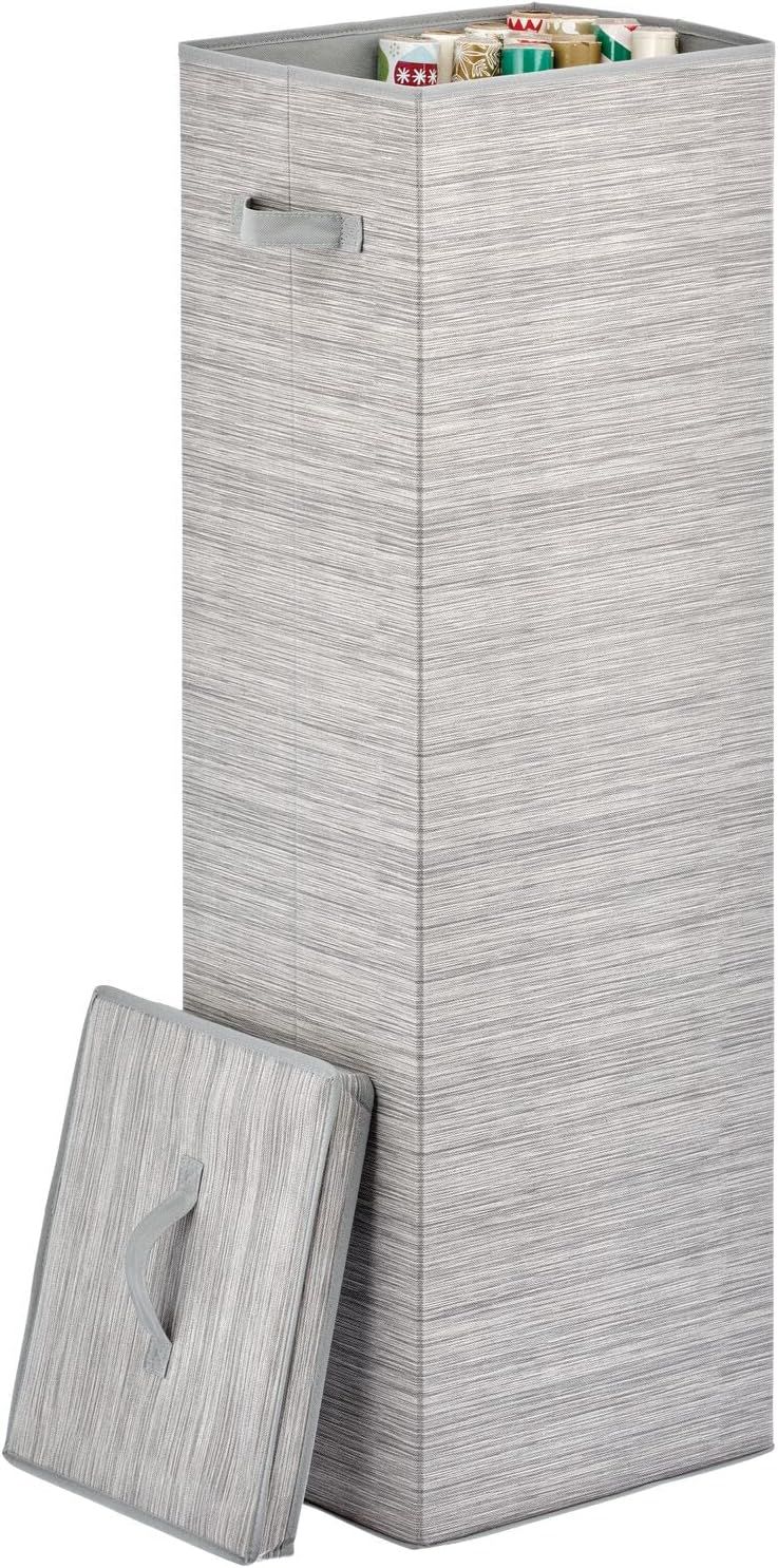 mDesign Tall Gift-Wrapping Paper Storage Box