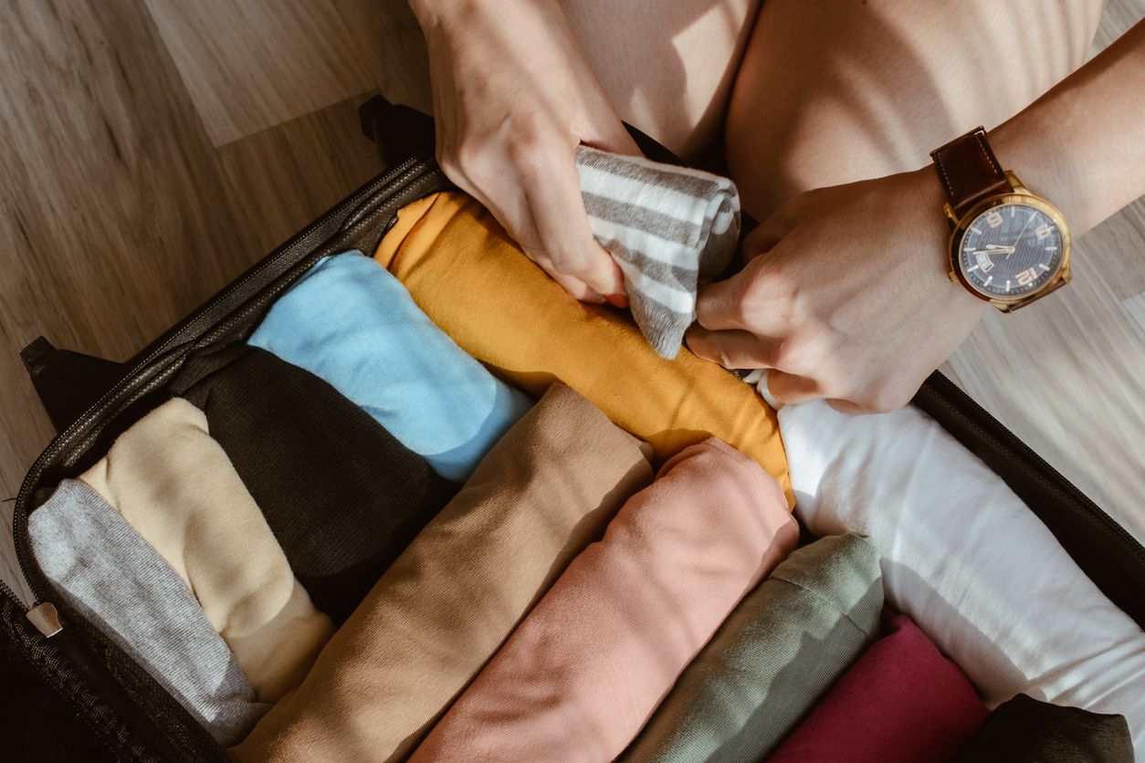 2. Roll Your Clothes