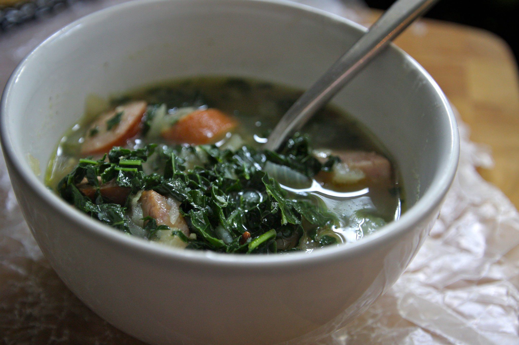 Sausage kale soup