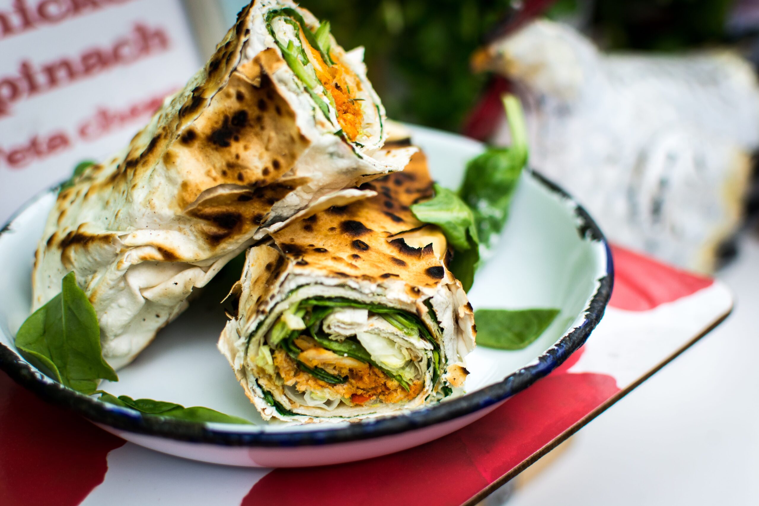 Spinach wrap