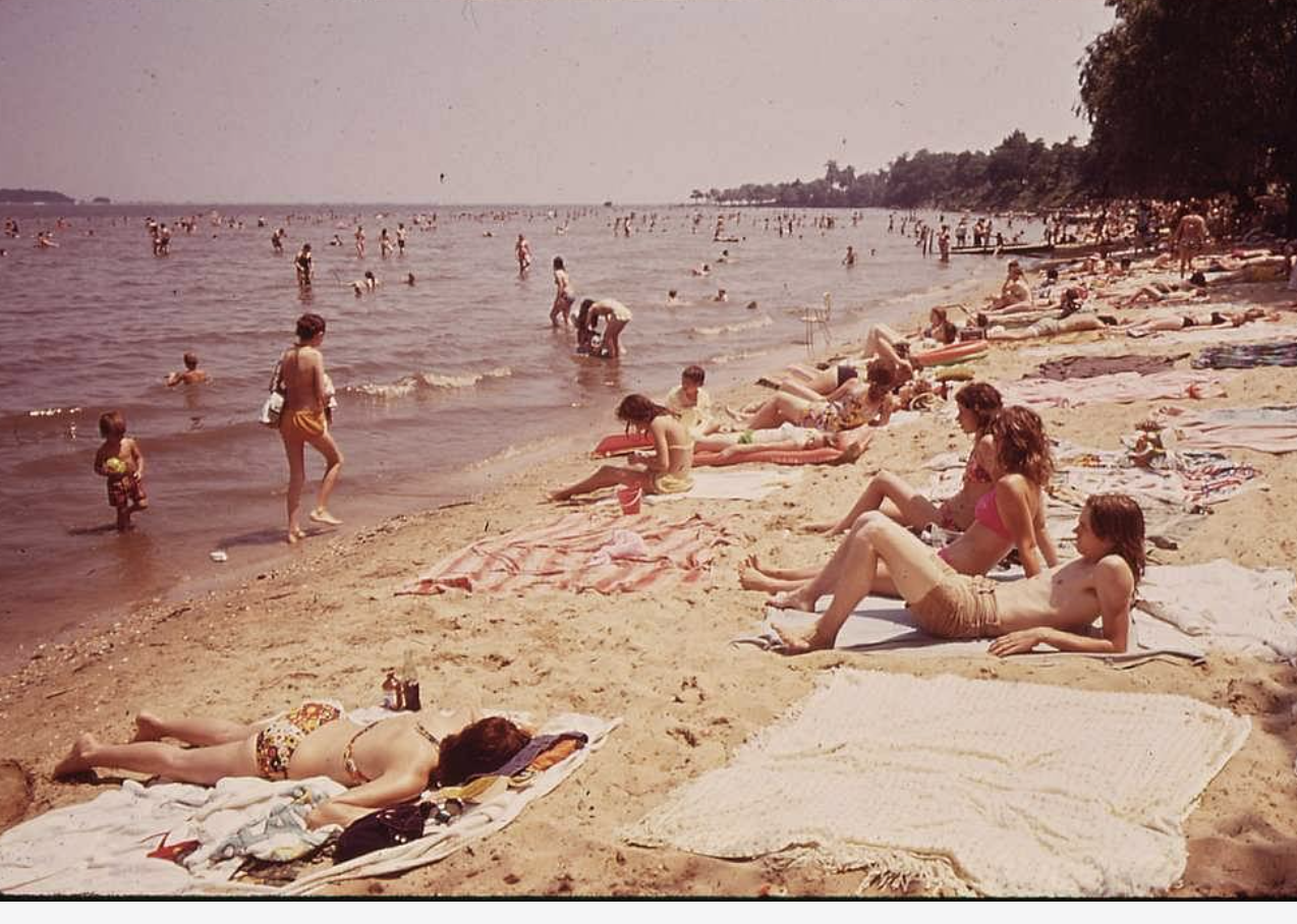18. Sunbathing With Oil
