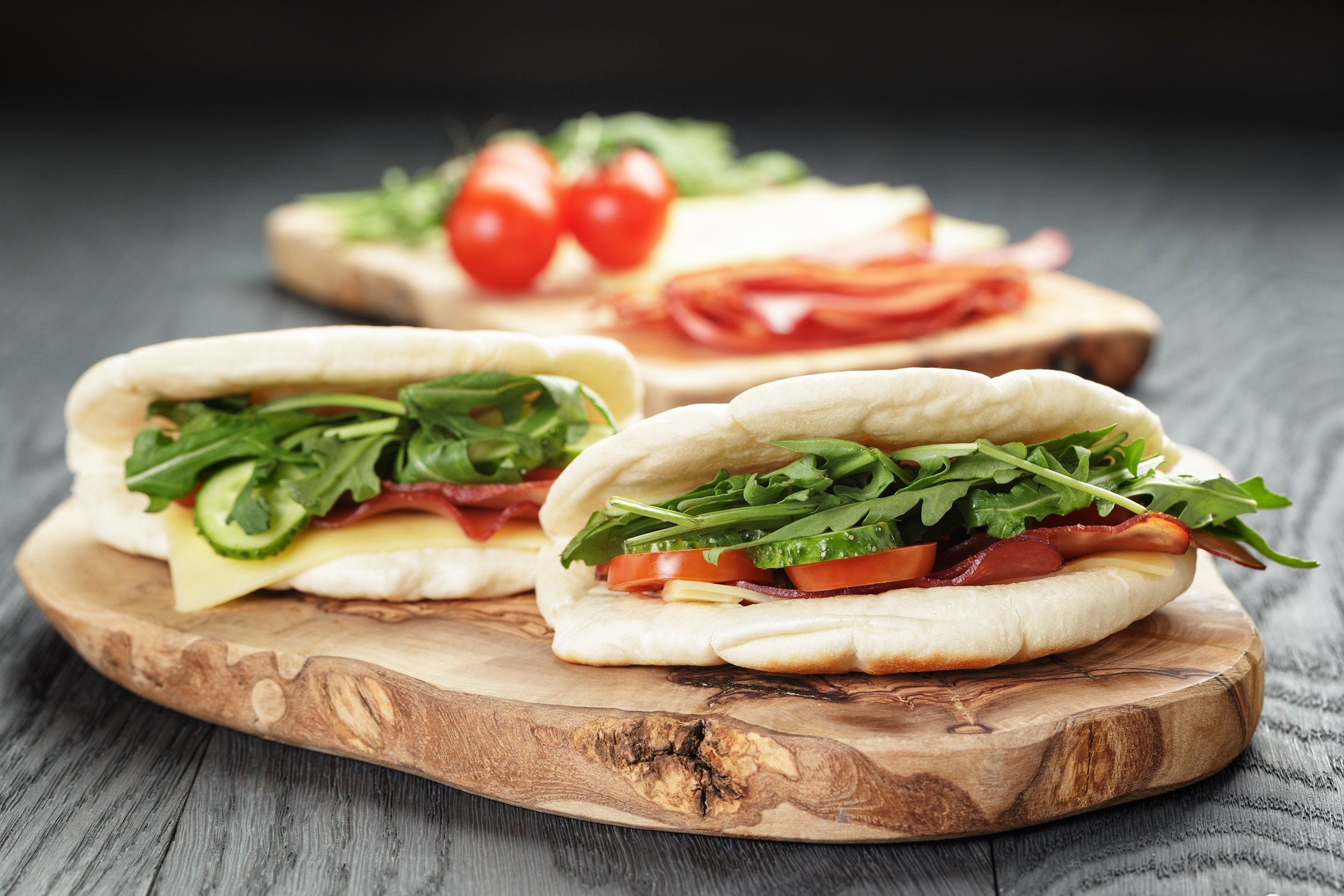 Lunch Meat Pita Pocket
