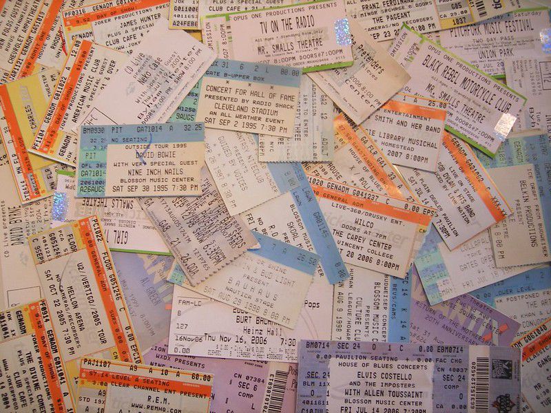 Concert tickets