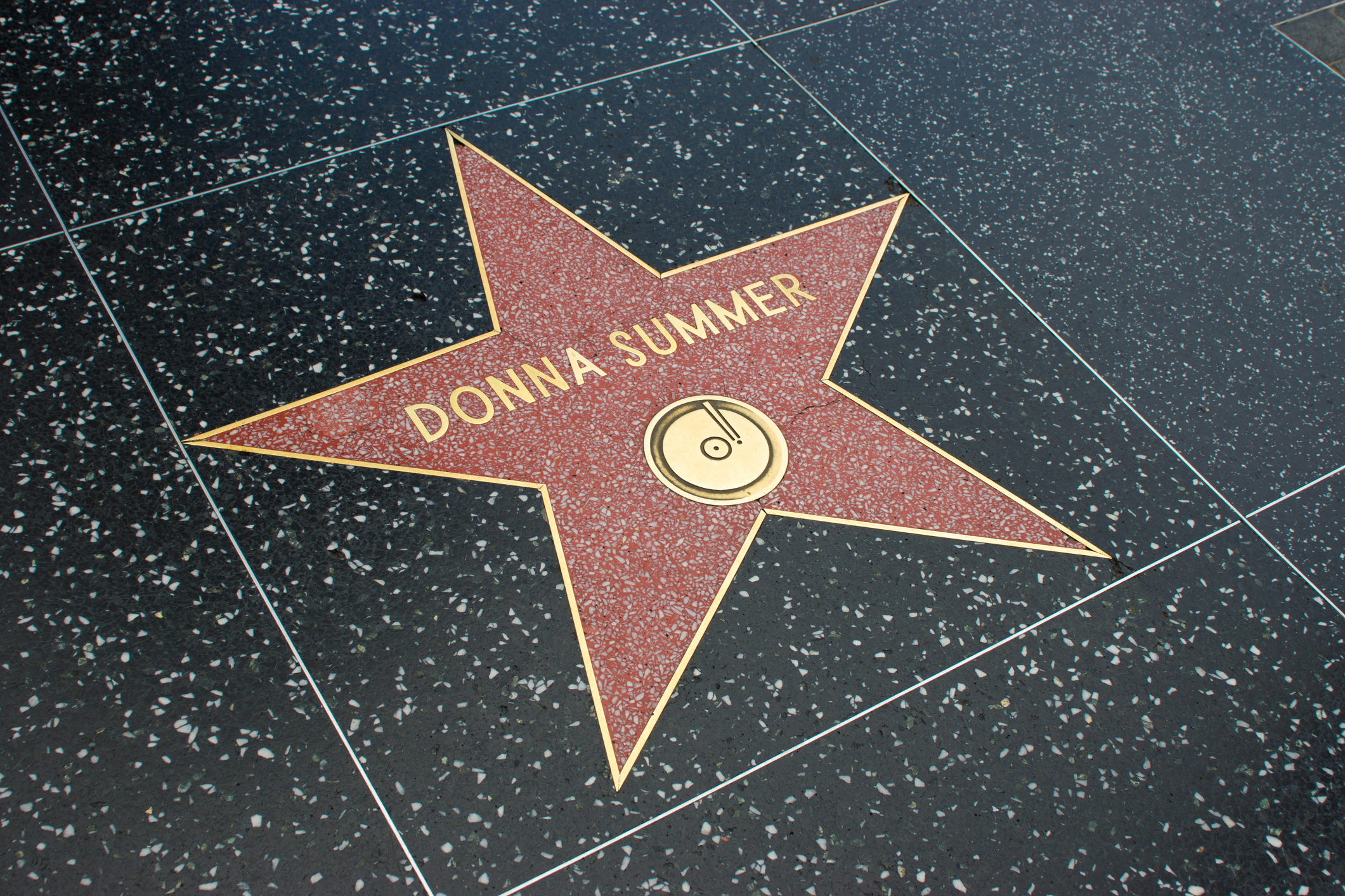 Donna Summer Star on Hollywood Walk of Fame in Hollywood