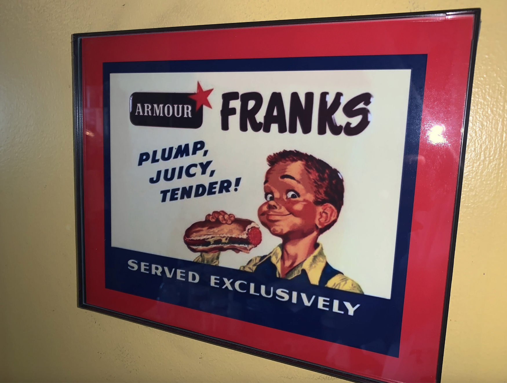 Vintage Armour Hot Dogs Ad