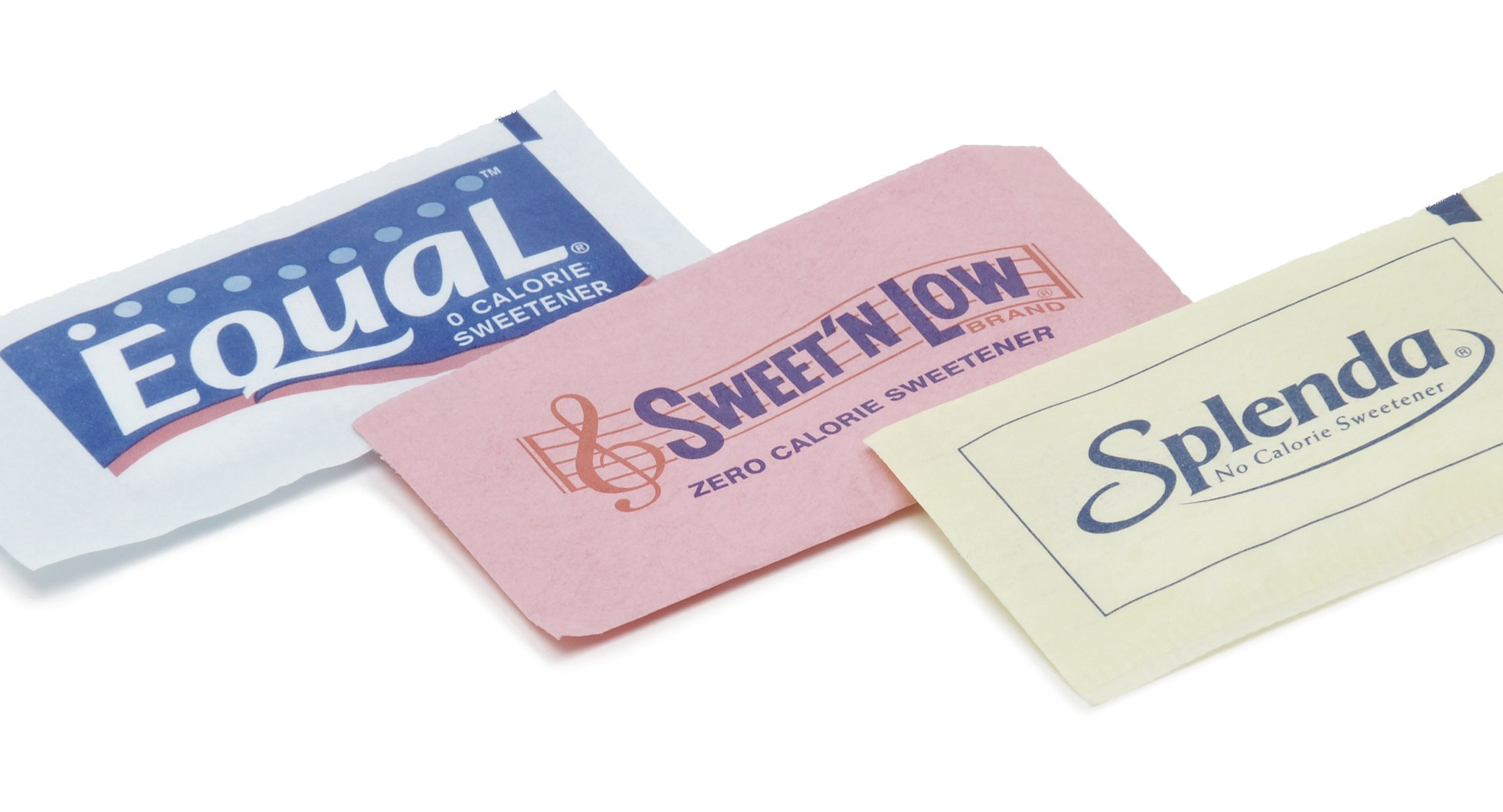 A variety of no calorie/artifical sweetener packets