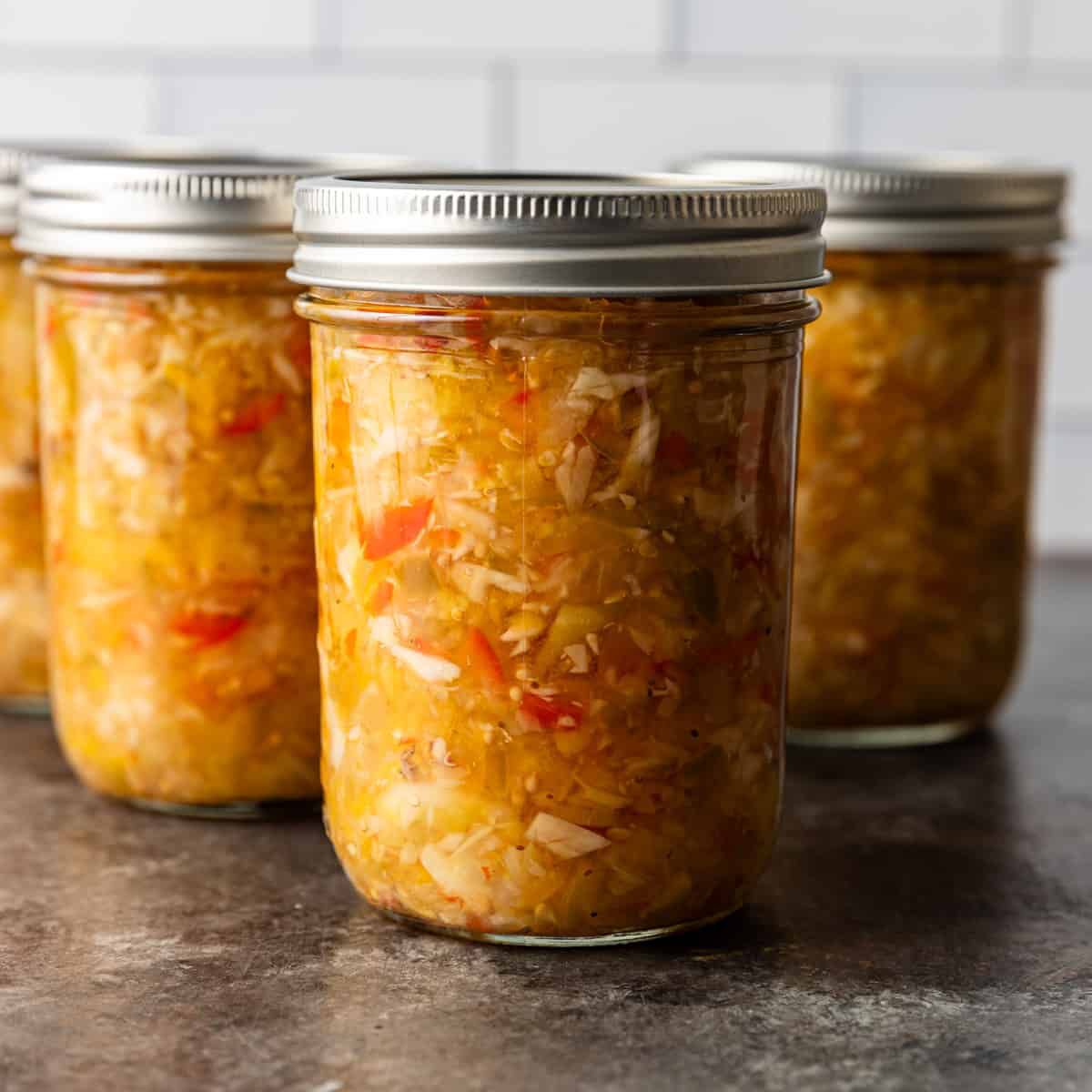 jars of chow chow