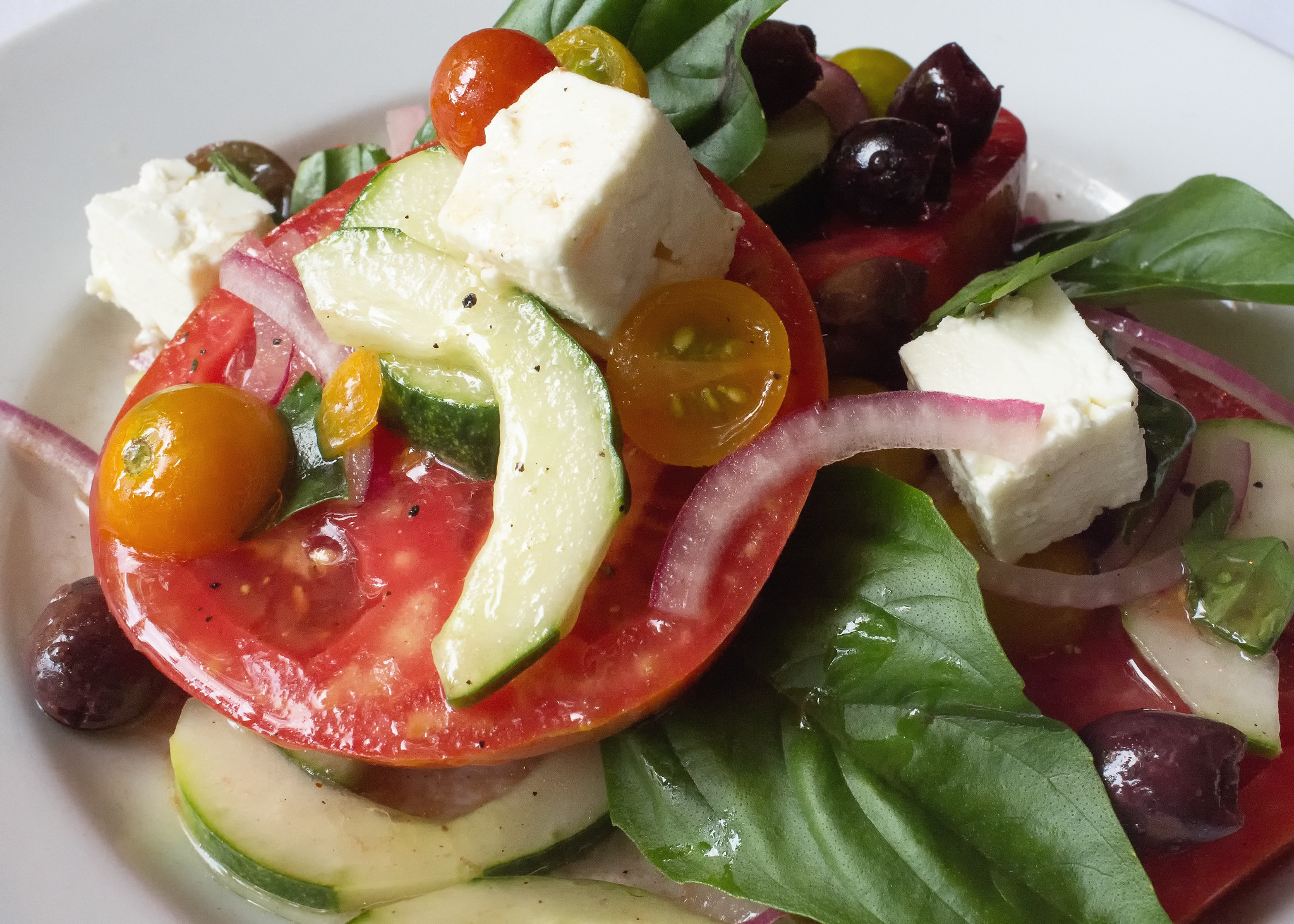 Cucumber Tomato Onion Salad