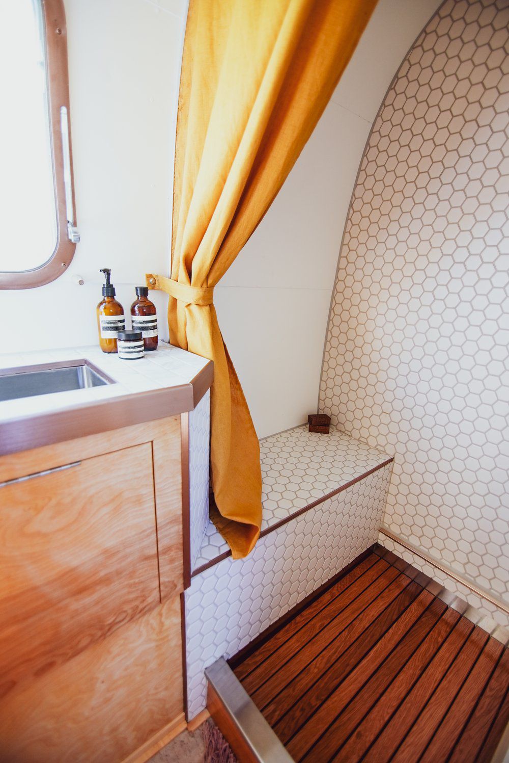 an RV bathroom