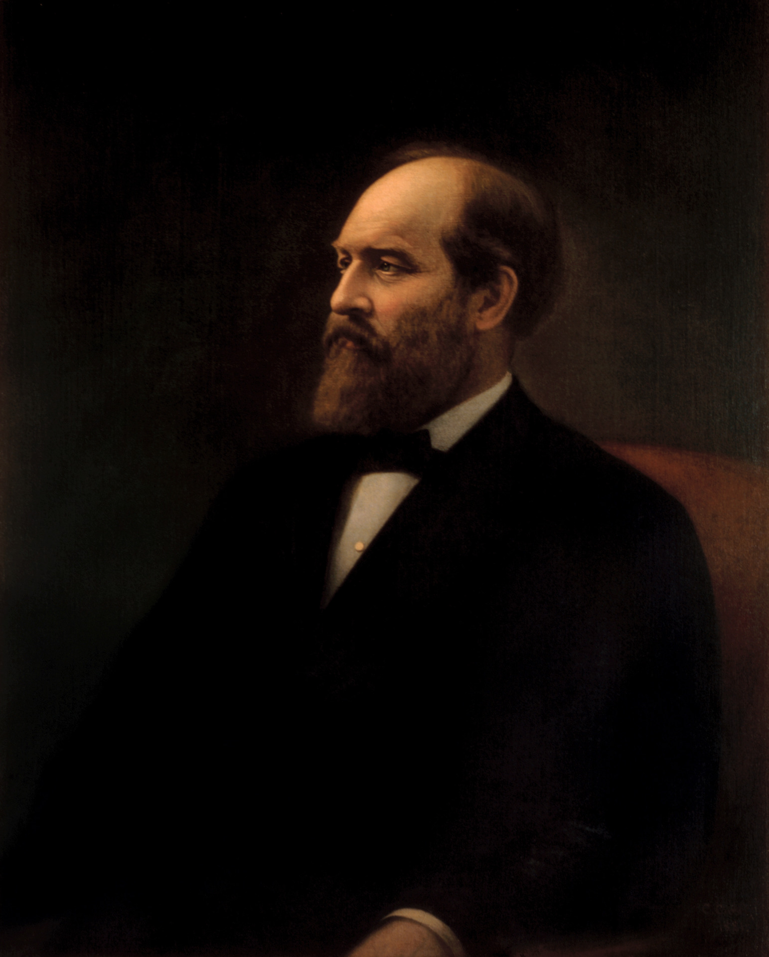 Official White House Portrait of James Garfield, 1881