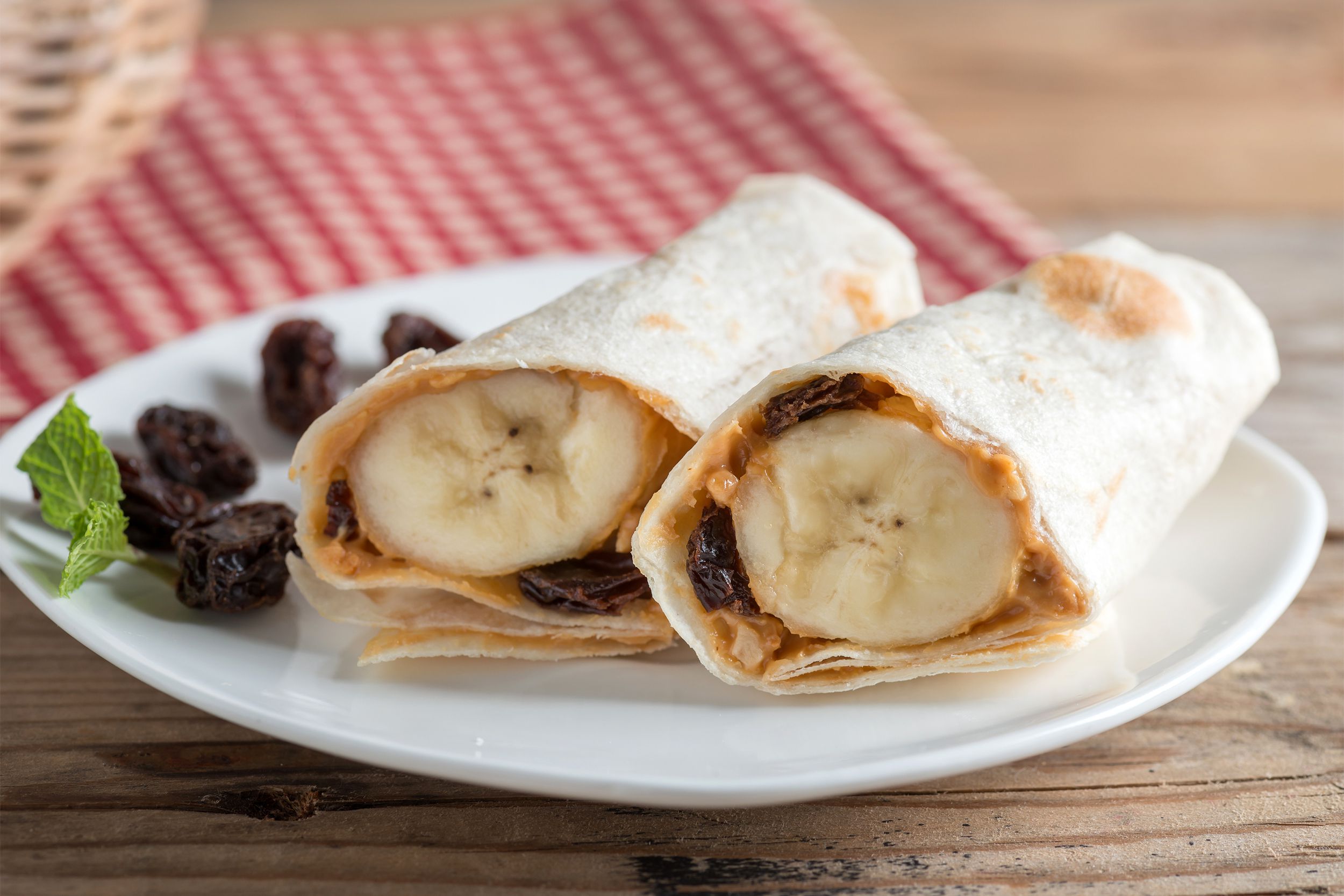 Peanut Butter and Banana Roll-up