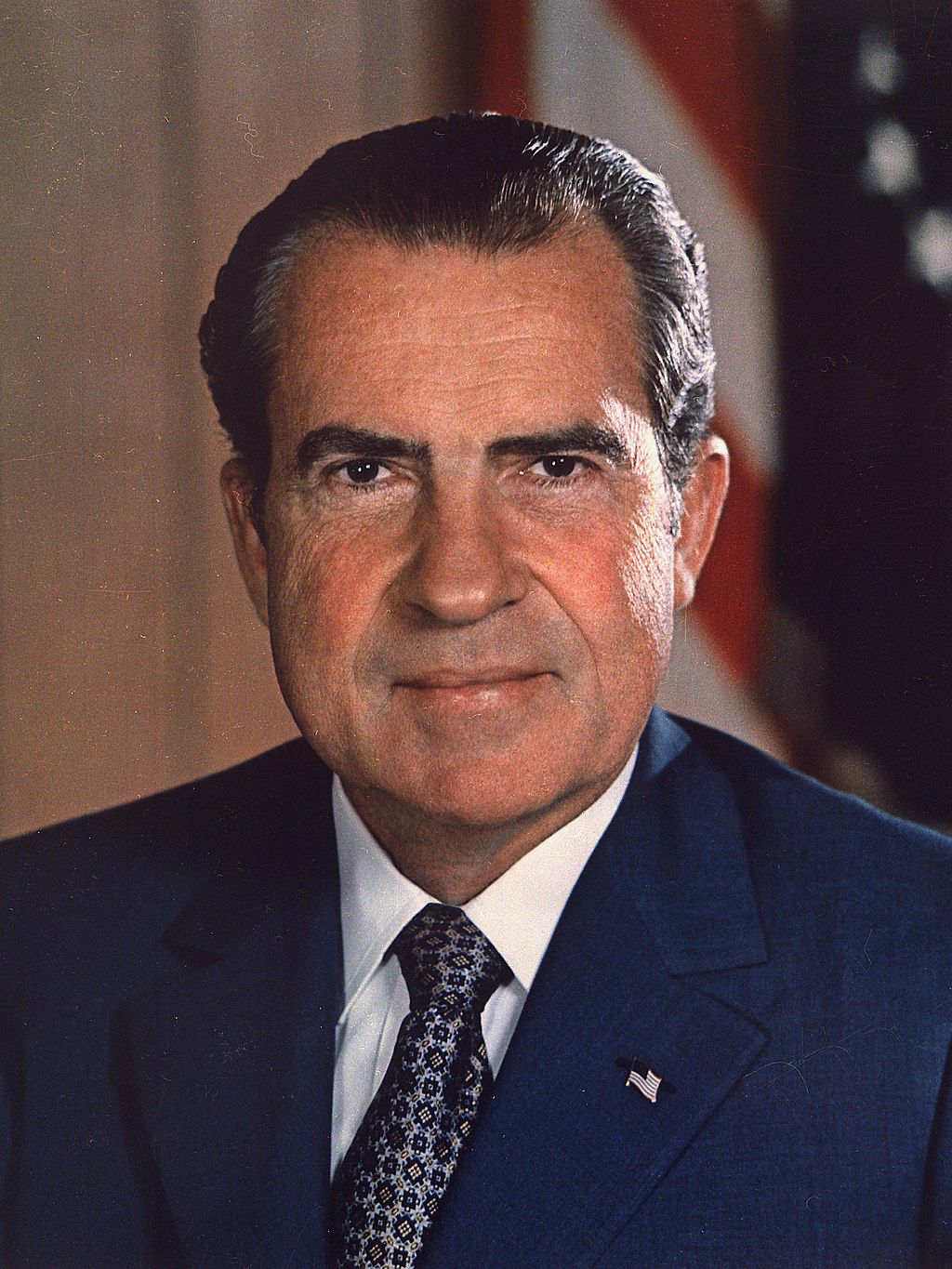 Official White House Portrait of Richard Nixon, 1972