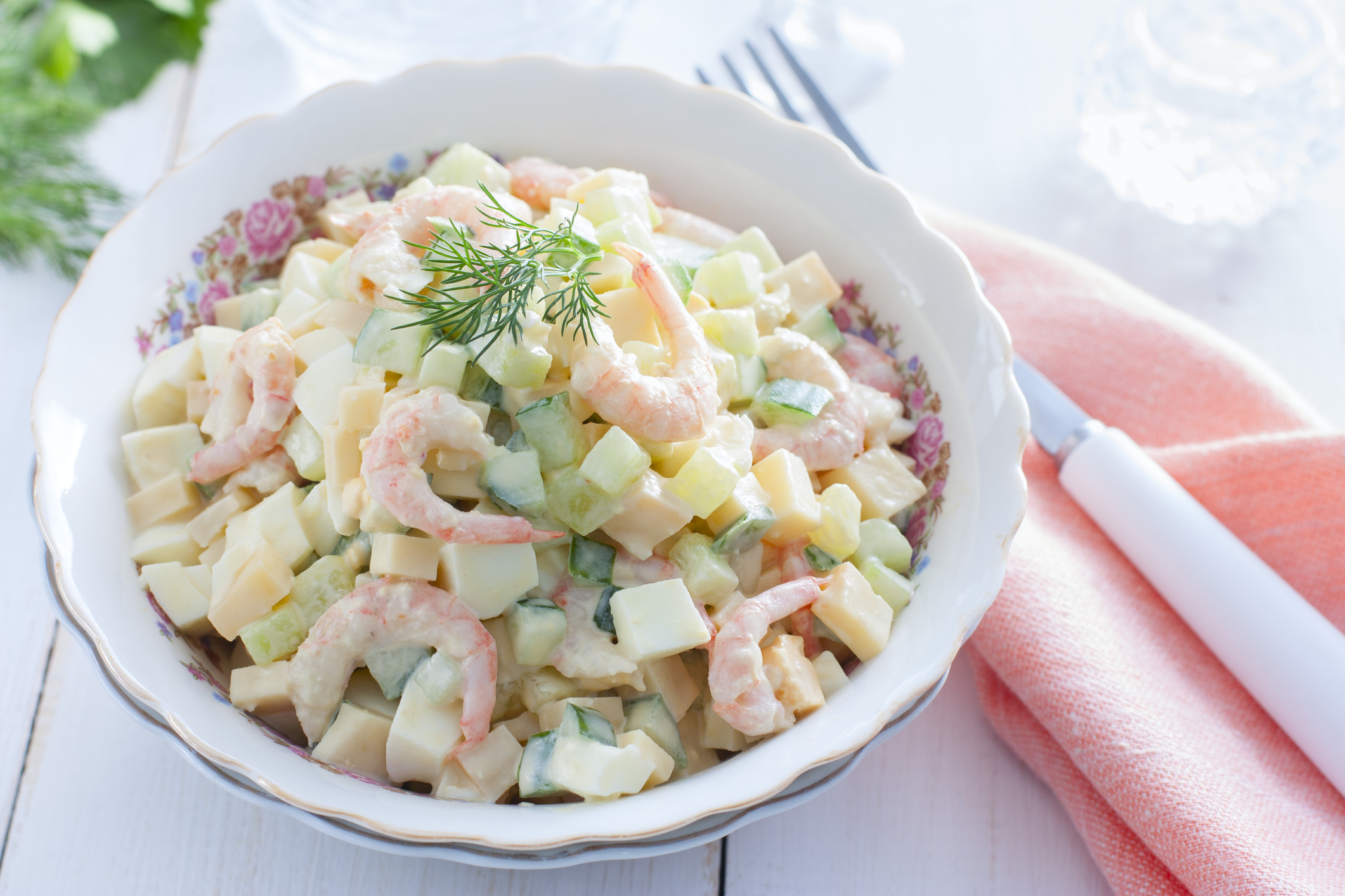 Shrimp Cucumber Salad