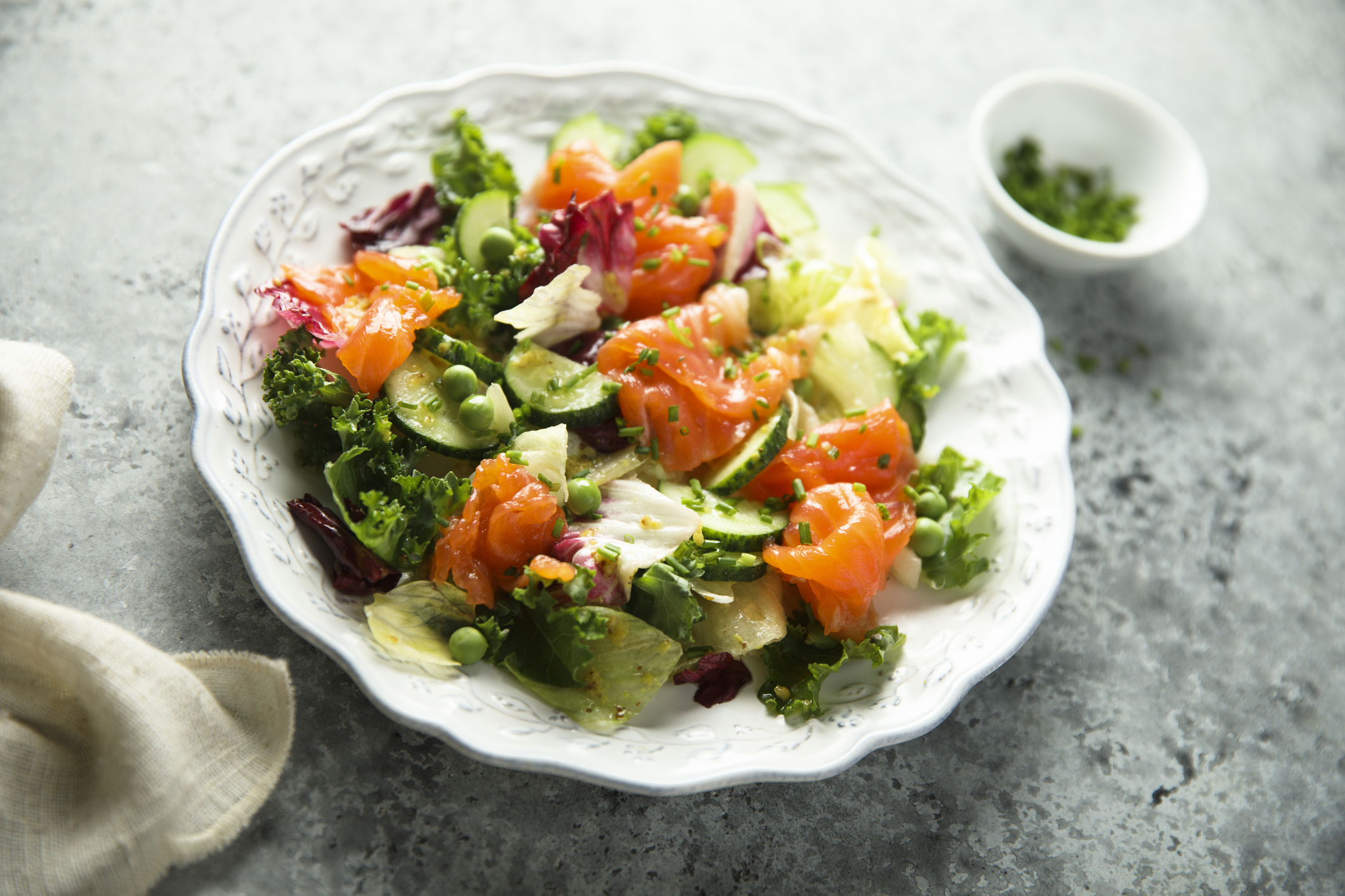 Smoked Salmon Cucumber Jar