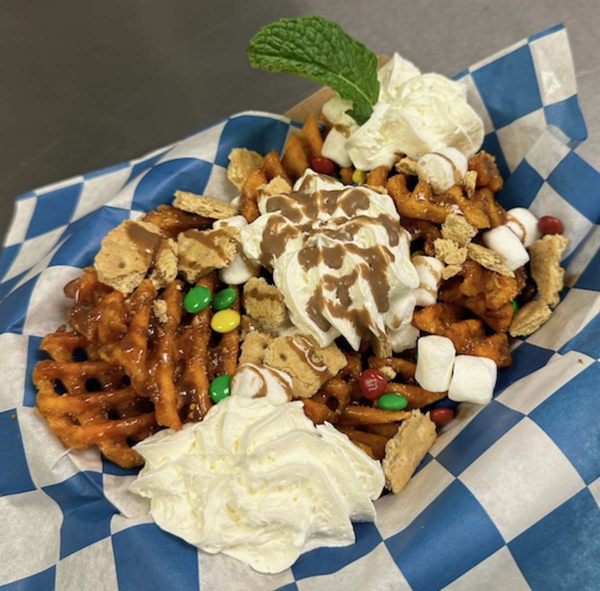 S'mores 'Load In' Fries, Lucas Oil Stadium, Indianapolis Colts