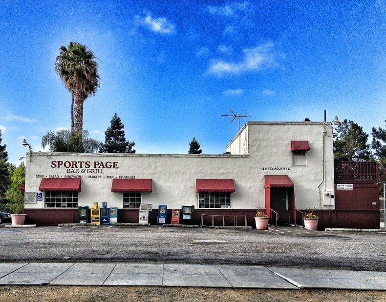 Sports Page Bar