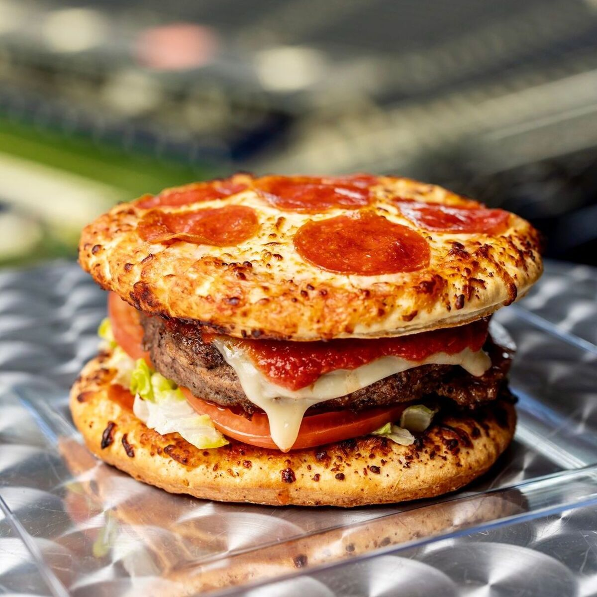 The Pizza Burger, Dallas Cowboys, AT&T Stadium