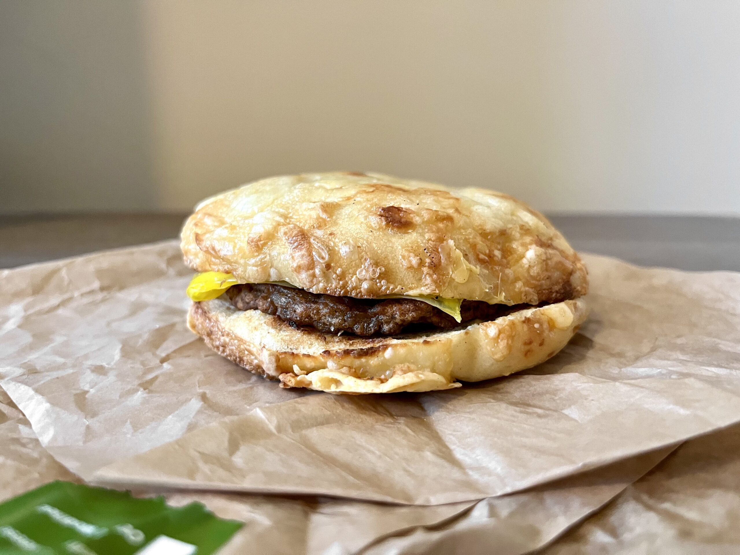 Asiago Sausage and Egg Sandwich from Panera