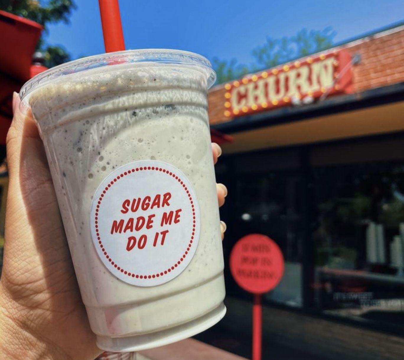 A milkshake from Churn