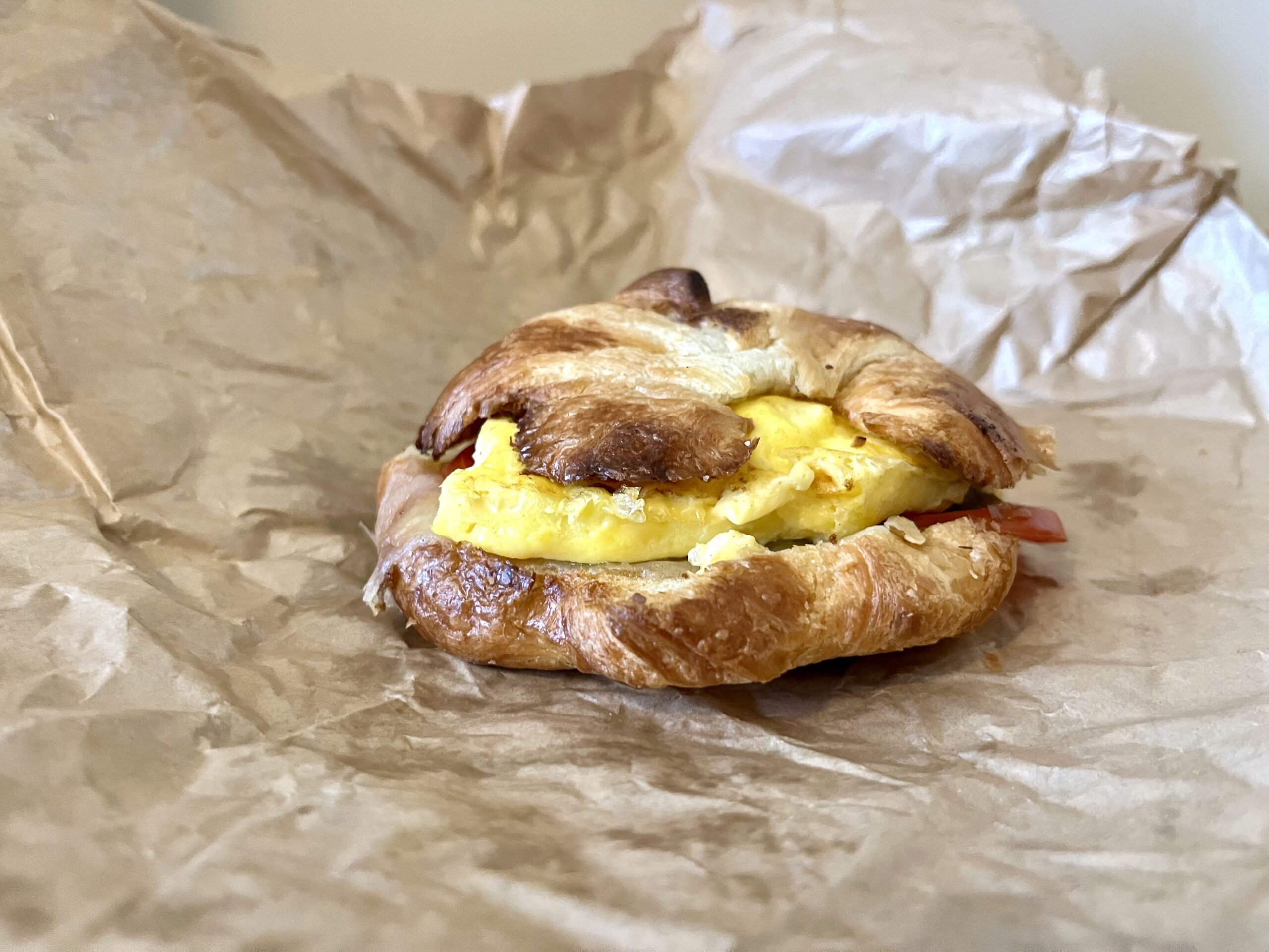 Croissant Egg and Cheese Sandwich from Panera