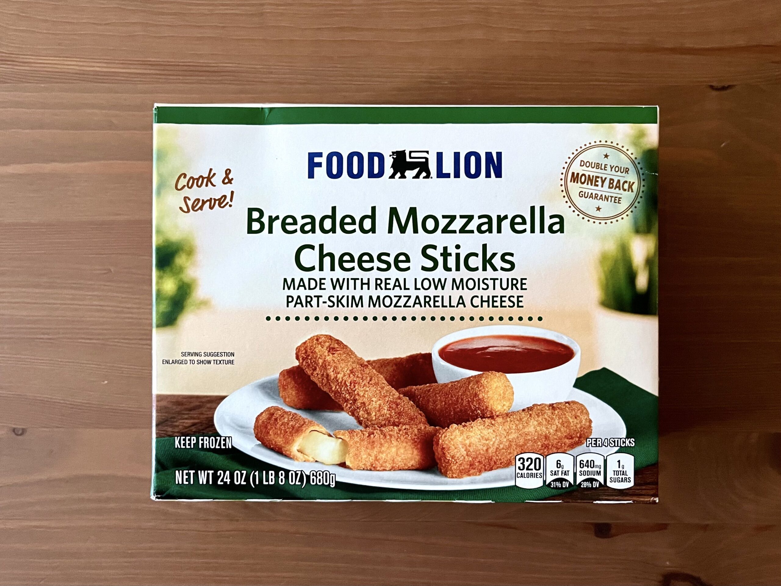 Food Lion frozen mozzarella sticks