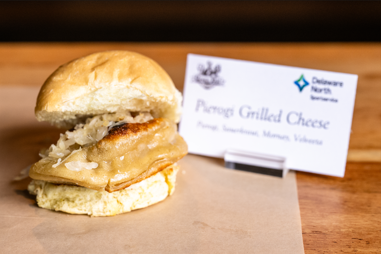 Pierogi Grilled Cheese Slider Comerica Park