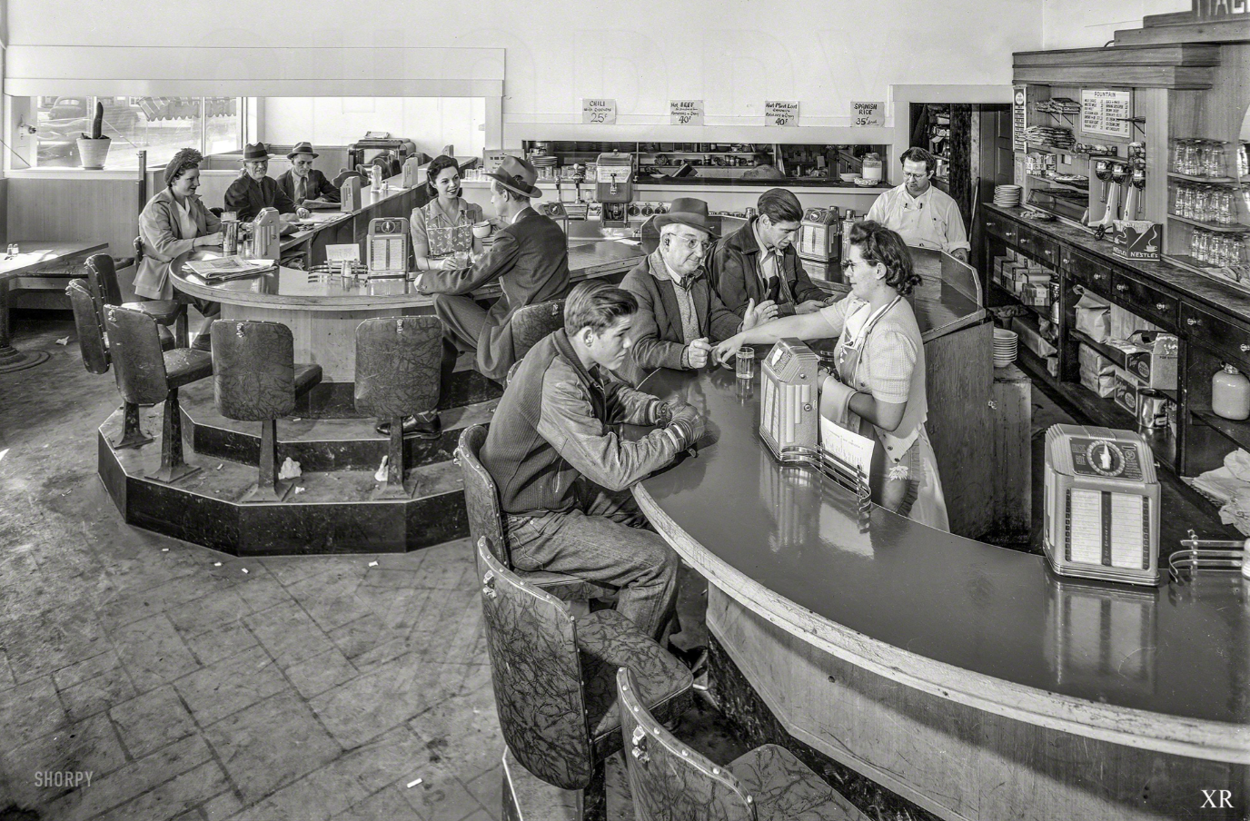 Vintage diner photo 1943 reddit