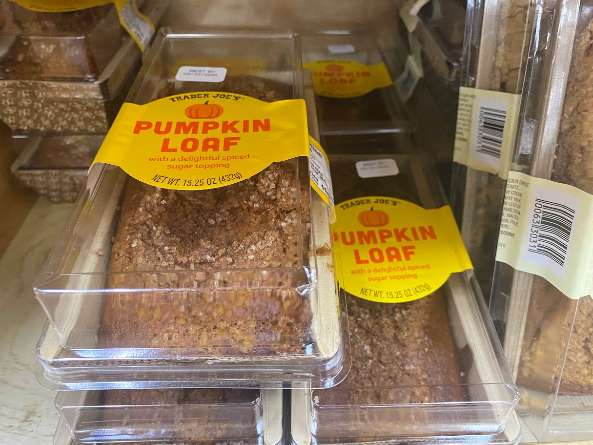 trader joes pumpkin loaf