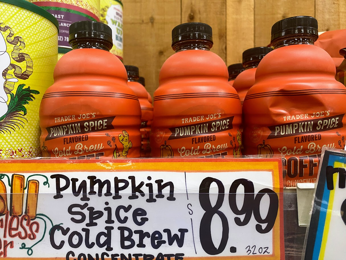 trader joe's pumpkin spice cold brew concentrate