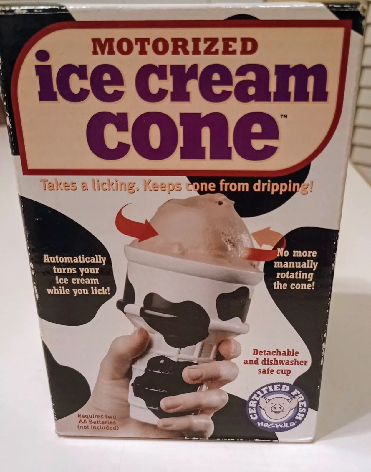 motorized ice cream cone