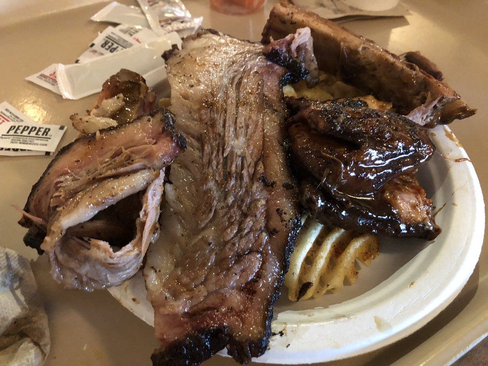 a platter of meats