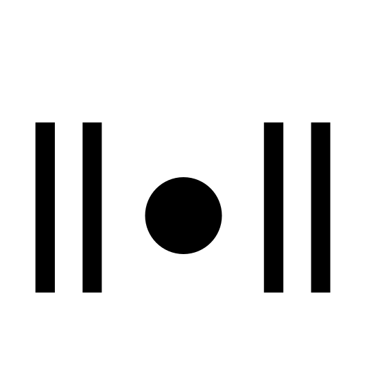 Punctuation mark with 2 spaces
