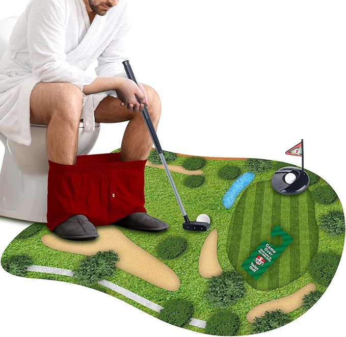 toilet golf set