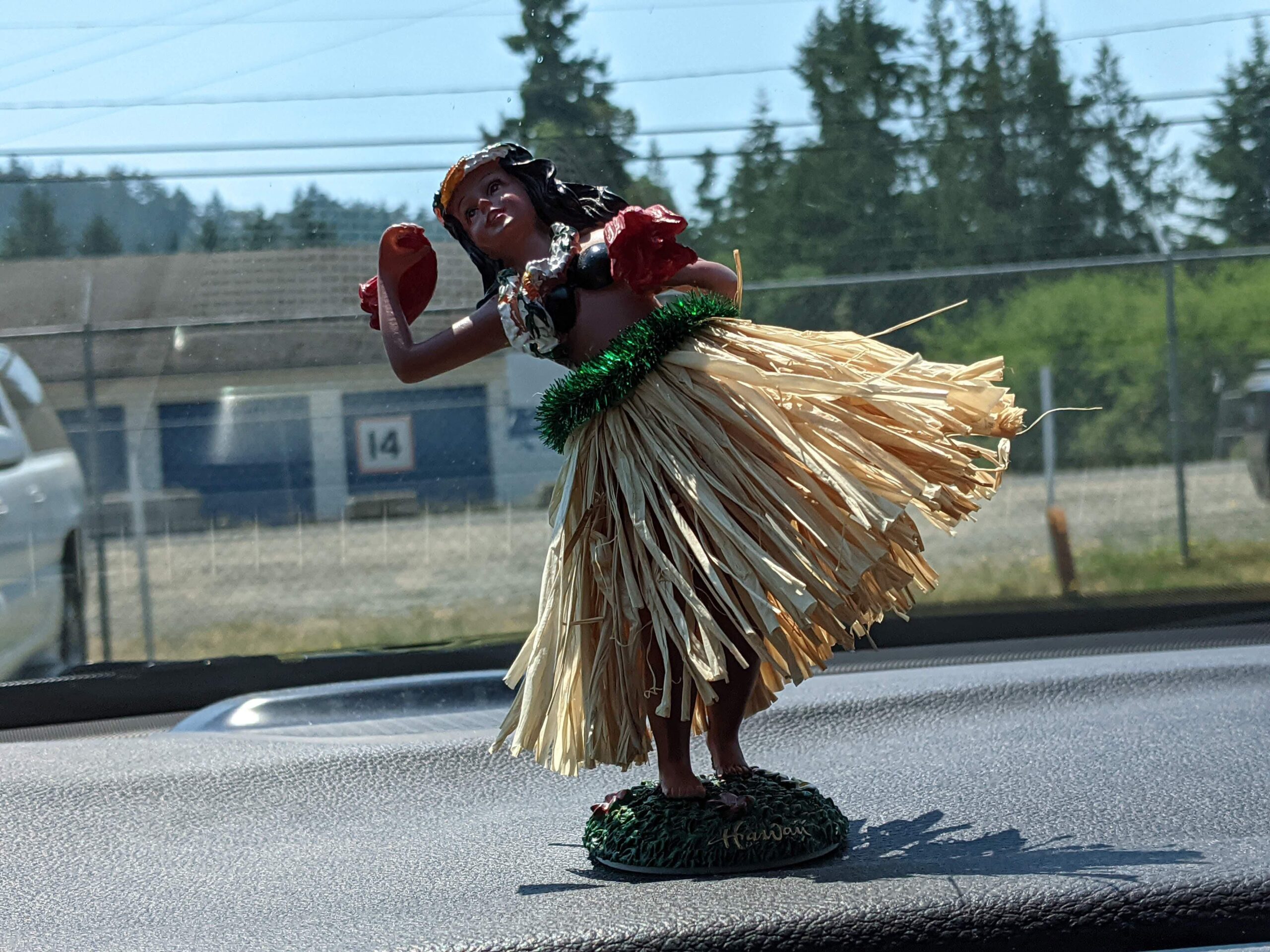 Car Dash Hula Girl