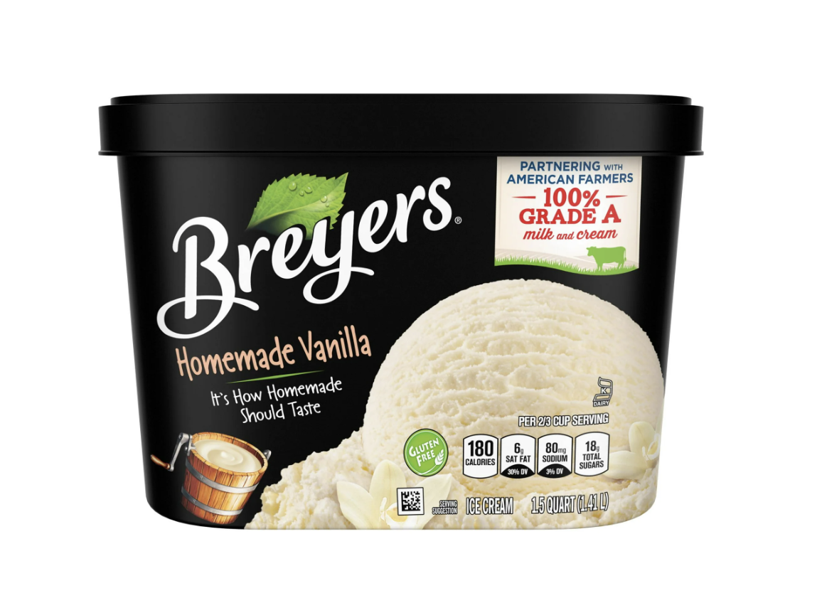 Breyers Homemade Vanilla Ice Cream