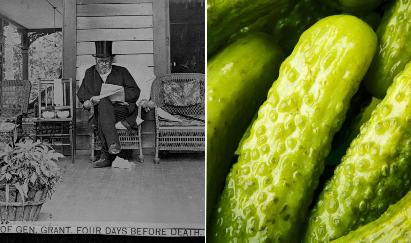 Ulysses S. Grant favorite food, a pickle