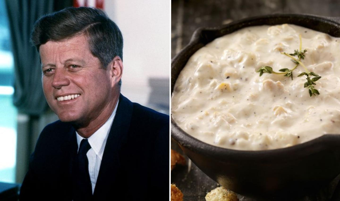 John F. Kennedy favorite food, New England Chowder