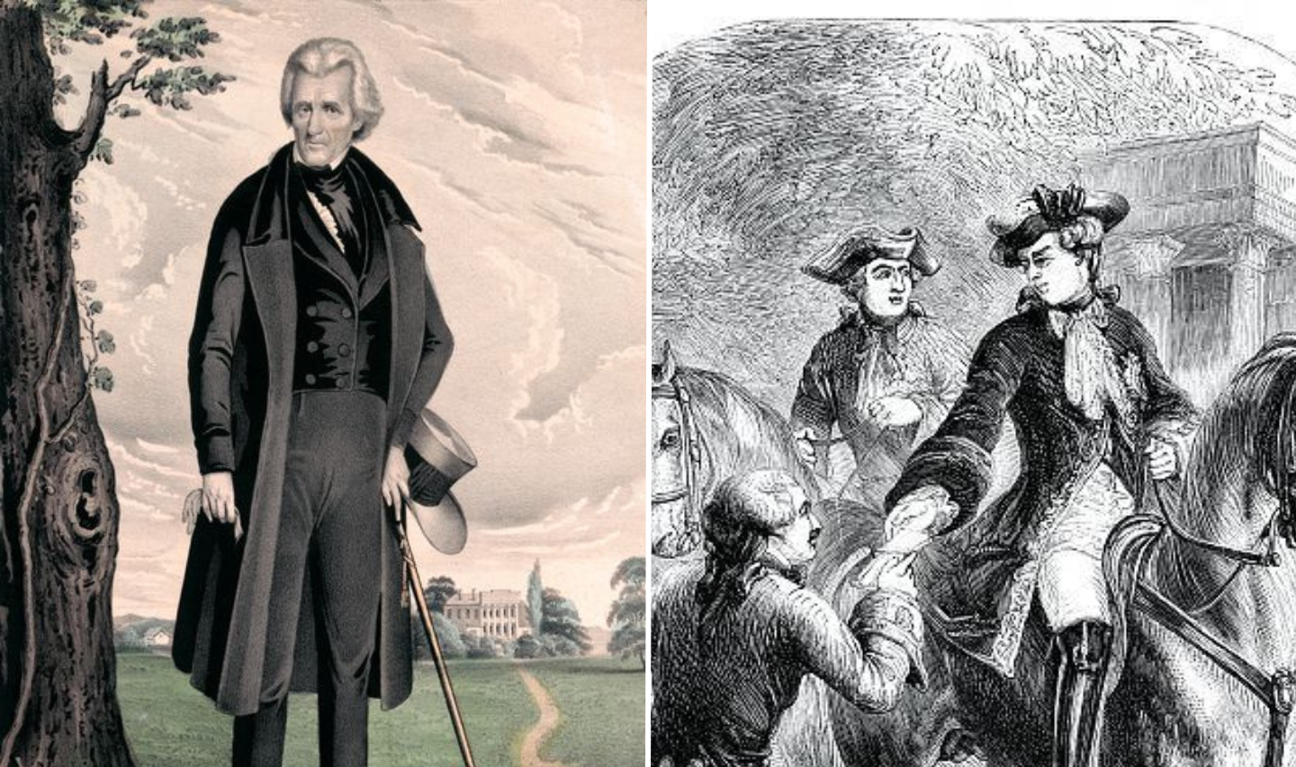 Andrew Jackson first job as a Courier