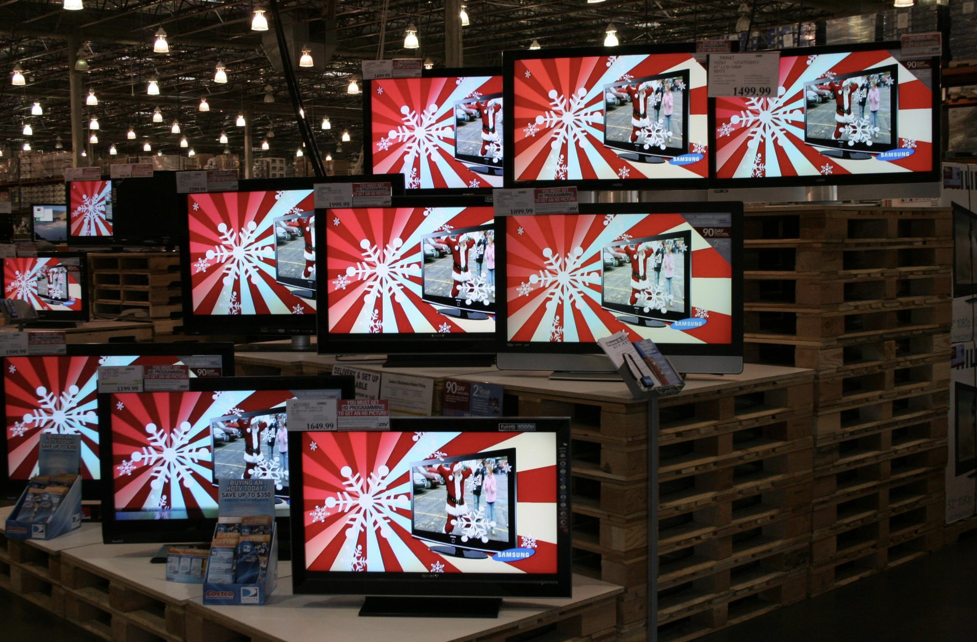 Christmas time at Costco