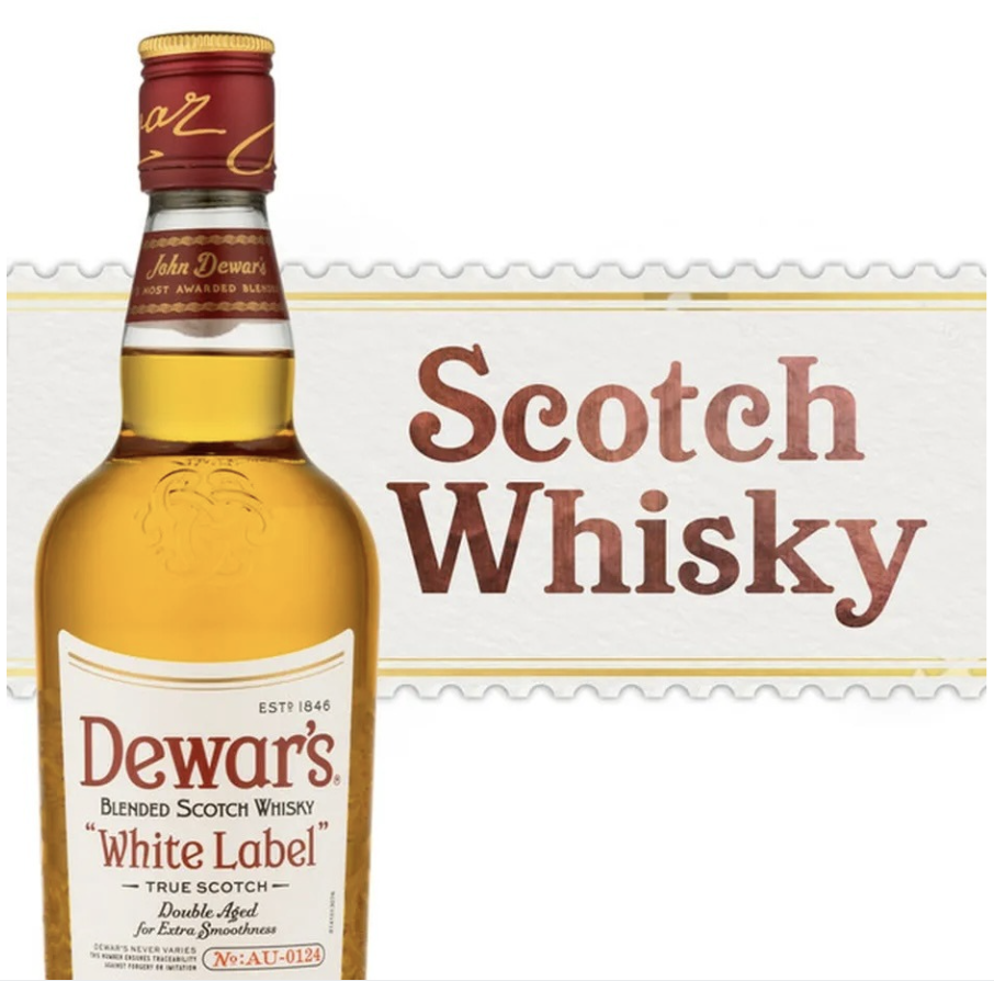 bottle of whiskey and sign