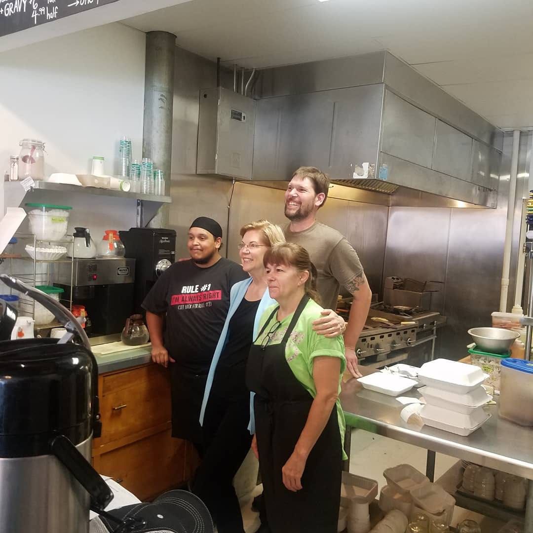 Elizabeth Warren at Milk & Honey