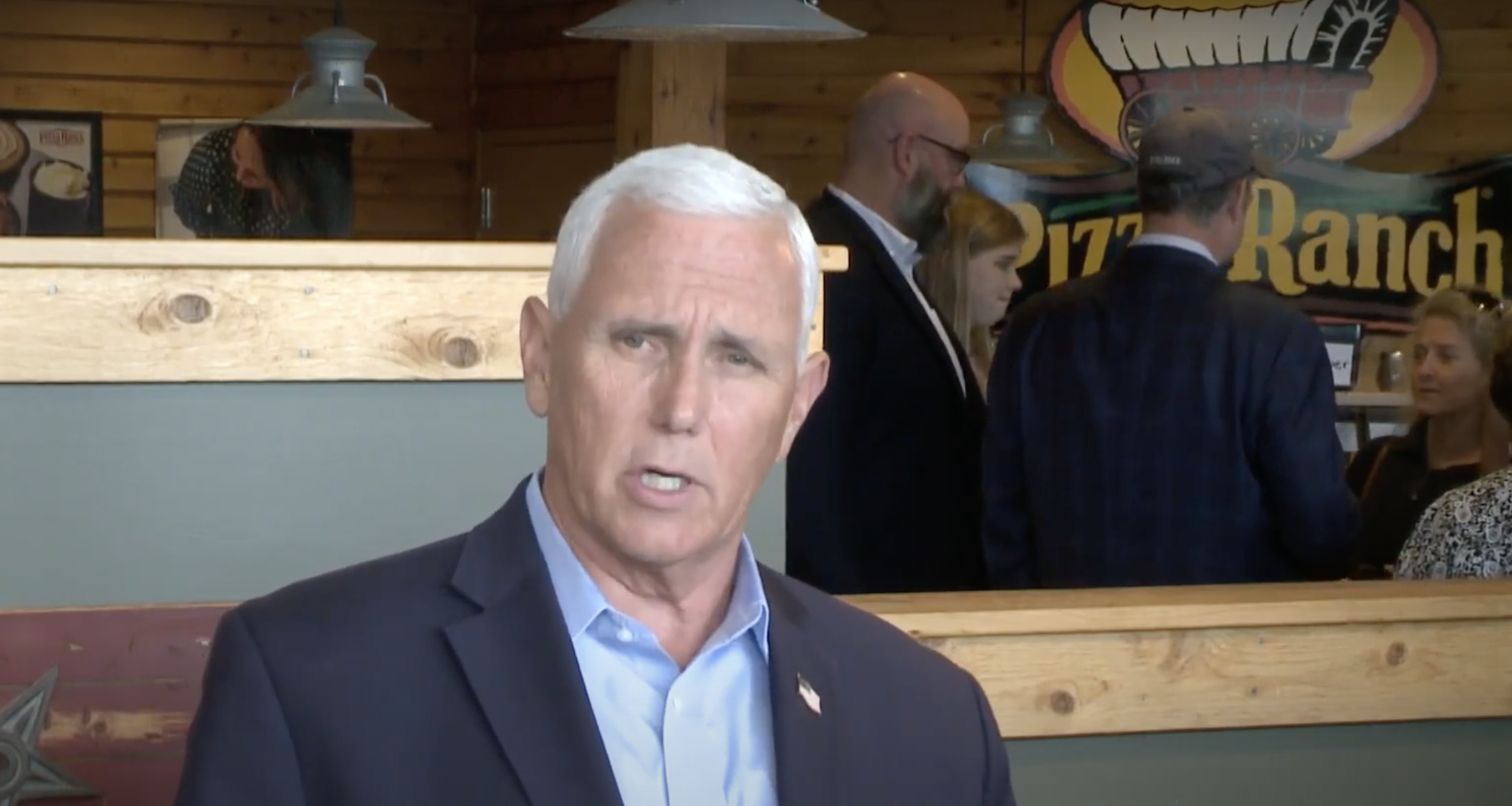 Mike Pence at Pizza Ranch