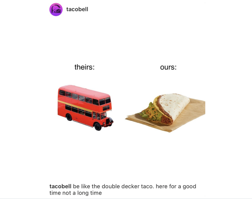 Taco Bell Instagram