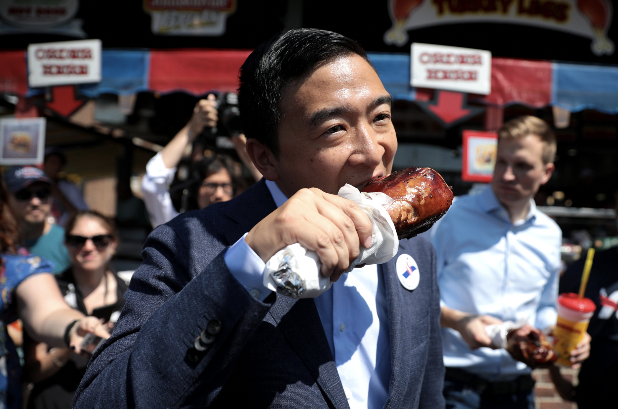 Andrew Yang Iowa State Fair