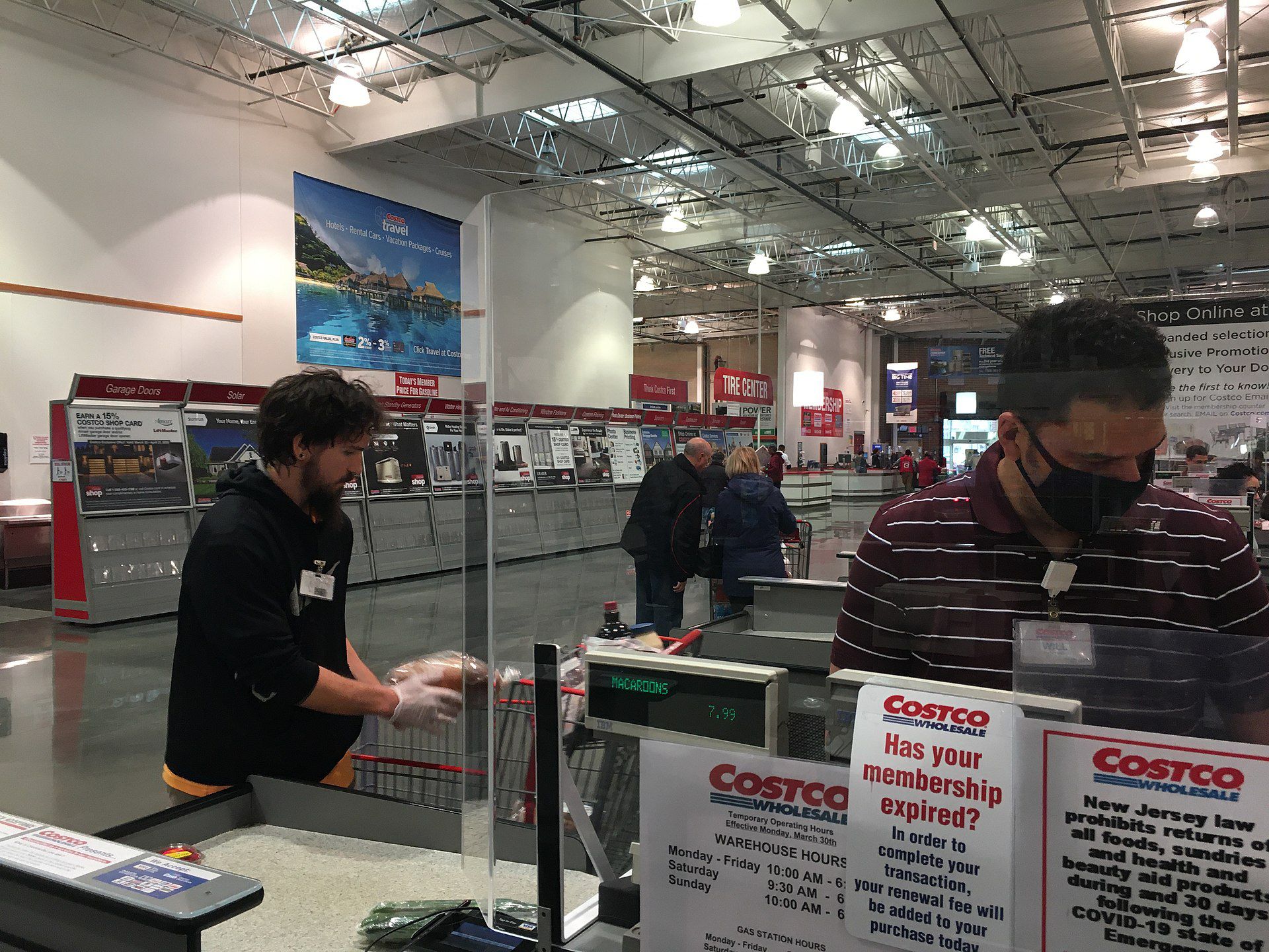 Costco cashier