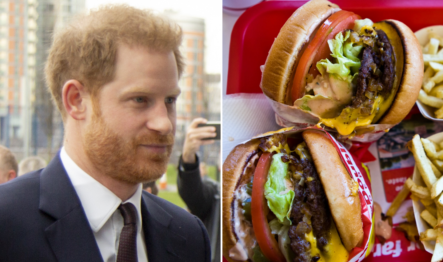 Prince Harry: Two Double-Doubles and Fries from In-N-Out